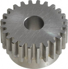 Browning - 12 Pitch, 2" Pitch Diam, 24 Tooth Spur Gear - 5/8" Bore Diam, 1-3/4" Hub Diam, Steel - Strong Tooling