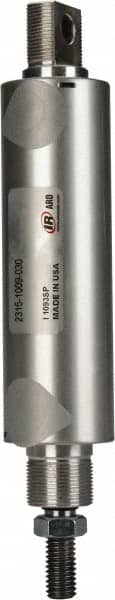 ARO/Ingersoll-Rand - 3" Stroke x 1-1/2" Bore Double Acting Air Cylinder - 1/4 Port, 1/2-13 Rod Thread - Strong Tooling