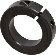 Climax Metal Products - 1-3/4" Bore, Steel, One Piece Clamp Collar - 2-3/4" Outside Diam, 11/16" Wide - Strong Tooling