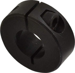 Climax Metal Products - 16mm Bore, Steel, One Piece Clamp Collar - 1-3/8" Outside Diam - Strong Tooling