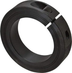 Climax Metal Products - 55mm Bore, Steel, One Piece Clamp Collar - 3-1/4" Outside Diam - Strong Tooling