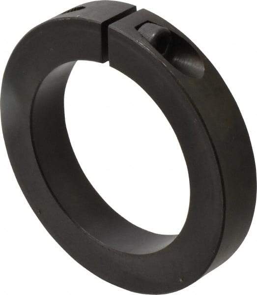 Climax Metal Products - 75mm Bore, Steel, One Piece Clamp Collar - 4-1/4" Outside Diam - Strong Tooling