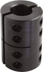 Climax Metal Products - 1-3/4" Inside x 3" Outside Diam, Two Piece Rigid Coupling without Keyway - 4-1/2" Long - Strong Tooling