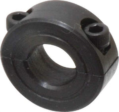 Climax Metal Products - 7/16" Bore, Steel, Two Piece Shaft Collar - 15/16" Outside Diam, 3/8" Wide - Strong Tooling