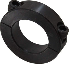 Climax Metal Products - 1-1/8" Bore, Steel, Two Piece Shaft Collar - 1-7/8" Outside Diam, 1/2" Wide - Strong Tooling