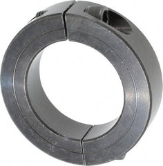 Climax Metal Products - 1-7/16" Bore, Steel, Two Piece Shaft Collar - 2-1/4" Outside Diam, 9/16" Wide - Strong Tooling