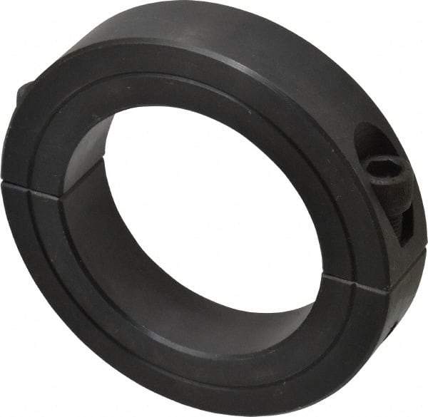 Climax Metal Products - 2-5/16" Bore, Steel, Two Piece Two Piece Split Shaft Collar - 3-1/2" Outside Diam, 3/4" Wide - Strong Tooling