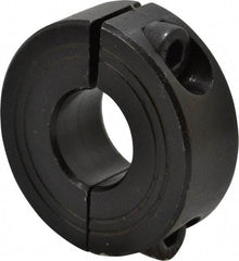 Climax Metal Products - 13mm Bore, Steel, Two Piece Shaft Collar - 1-1/4" Outside Diam - Strong Tooling