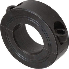 Climax Metal Products - 24mm Bore, Steel, Two Piece Shaft Collar - 1-7/8" Outside Diam - Strong Tooling