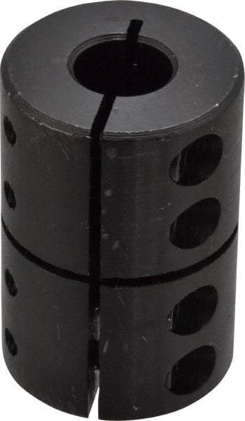 Climax Metal Products - 1/2" Inside x 1-1/4" Outside Diam, Rigid Coupling without Keyway - 1-7/8" Long - Strong Tooling