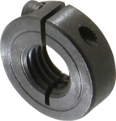 Climax Metal Products - 5/8-11 Thread, Steel, One Piece Threaded Shaft Collar - 1-5/16" Outside Diam, 7/16" Wide - Strong Tooling