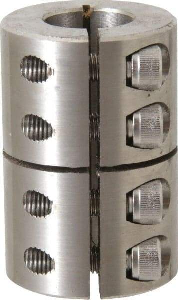 Climax Metal Products - 3/4" Inside x 1-1/2" Outside Diam, One Piece Split Clamping Collar - 2-1/4" Long - Strong Tooling