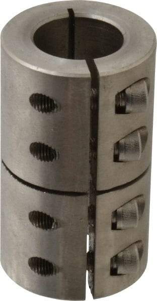 Climax Metal Products - 1" Inside x 1-3/4" Outside Diam, One Piece Split Clamping Collar - 3" Long - Strong Tooling