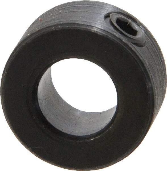 Climax Metal Products - 5/16" Bore, Steel, Set Screw Shaft Collar - 5/8" Outside Diam, 5/16" Wide - Strong Tooling