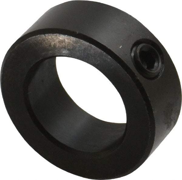 Climax Metal Products - 15/16" Bore, Steel, Set Screw Shaft Collar - 1-1/2" Outside Diam, 9/16" Wide - Strong Tooling