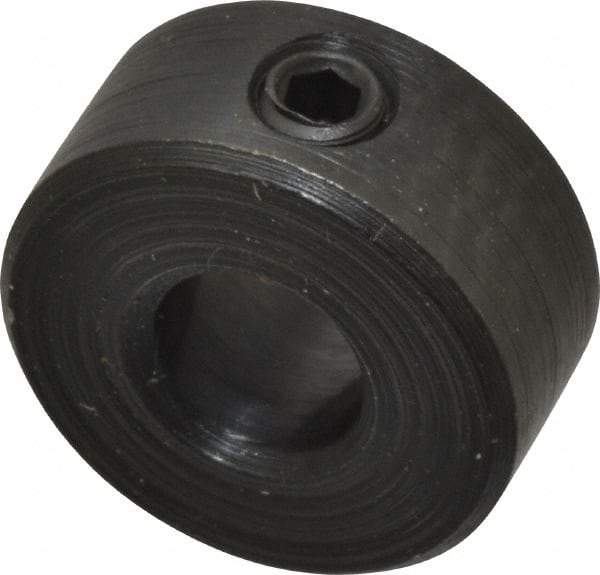 Climax Metal Products - 5mm Bore, Steel, Set Screw Shaft Collar - 1/2" Outside Diam - Strong Tooling