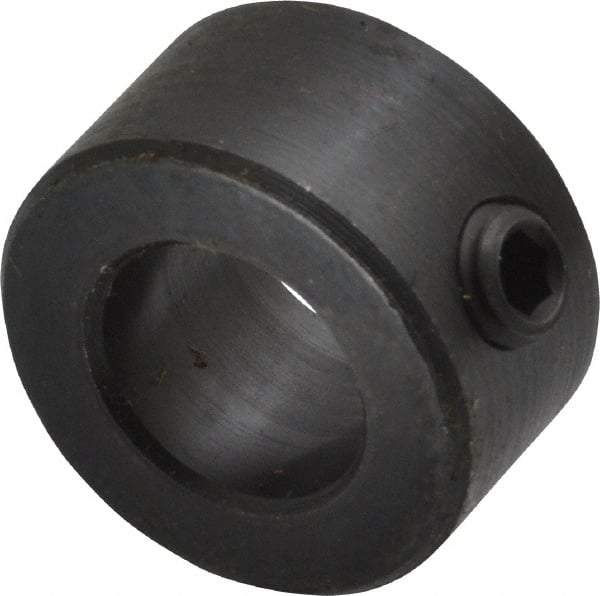 Climax Metal Products - 12mm Bore, Steel, Set Screw Shaft Collar - 7/8" Outside Diam - Strong Tooling