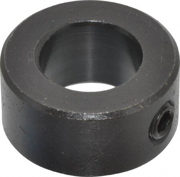 Climax Metal Products - 14mm Bore, Steel, Set Screw Shaft Collar - 1" Outside Diam - Strong Tooling