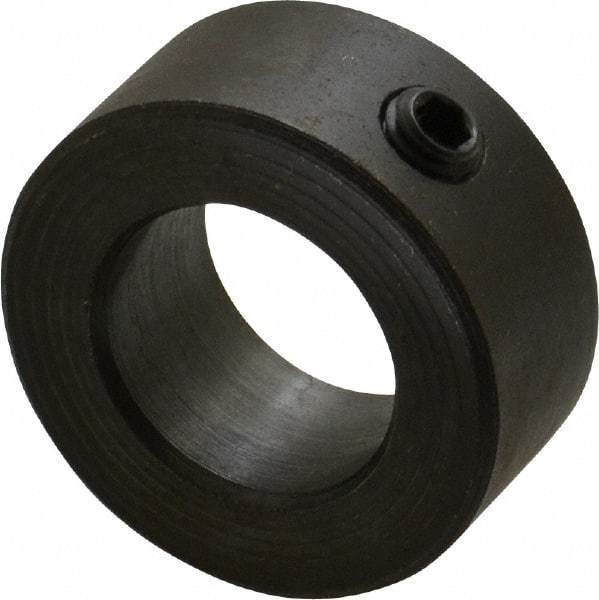 Climax Metal Products - 18mm Bore, Steel, Set Screw Shaft Collar - 1-1/4" Outside Diam - Strong Tooling