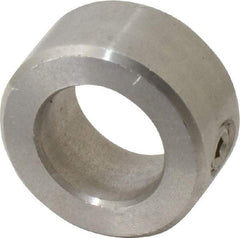 Climax Metal Products - 15mm Bore, Stainless Steel, Set Screw Shaft Collar - 1" Outside Diam - Strong Tooling