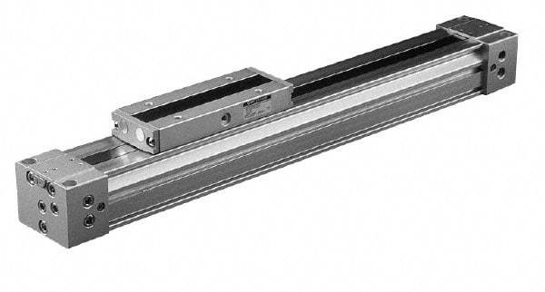 SMC PNEUMATICS - 5" Stroke x 1/4" Bore Double Acting Air Cylinder - 10-32 Port - Strong Tooling