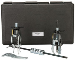 Posi Lock Puller - 5 Piece, 5 Ton Capacity, 1/2 to 5" Spread, Slide Hammer Set - 3 Jaws, 4" Reach - Strong Tooling