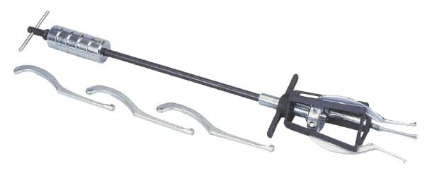 Posi Lock Puller - 5 Piece, 5 Ton Capacity, 9/16 to 5-1/4" Spread, Slide Hammer Set - 3 Jaws, 6" Reach - Strong Tooling