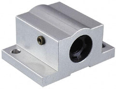 Thomson Industries - 2" Inside Diam, 3,000 Lbs. Dynamic Capacity, Closed Single Pillow Block Linear Bearing - 4.06" Overall Height x 6" Overall Width - Strong Tooling