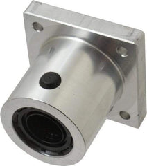 Thomson Industries - 1-3/4" Inside Diam, 600/1200 Lbs. Dynamic Capacity, Single Flanged Pillow Block Linear Bearing - 2.38" Overall Width - Strong Tooling