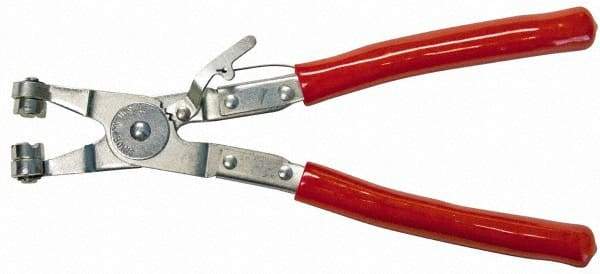 Mag-Mate - 9" OAL, Hose Clamp Pliers - Straight Jaw, Vinyl Coated Handles - Strong Tooling