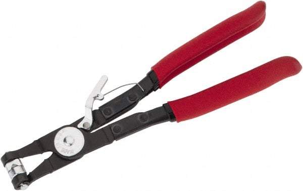 Mag-Mate - 9" OAL, Hose Clamp Pliers - Straight Jaw, Vinyl Coated Handles - Strong Tooling