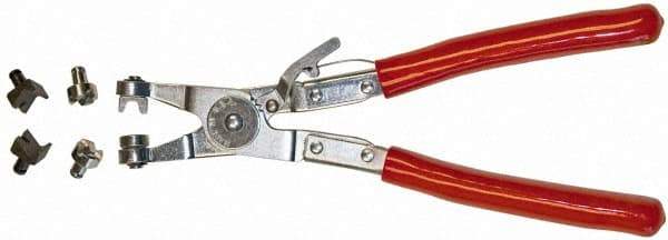 Mag-Mate - 9" OAL, Hose Clamp Pliers - Straight Jaw, Vinyl Coated Handles - Strong Tooling