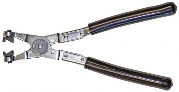 Mag-Mate - 9" OAL, Click Style Hose Clamp Pliers - Straight Jaw, Vinyl Coated Handles - Strong Tooling