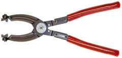 Mag-Mate - 10-1/2" OAL, Click Style Hose Clamp Pliers - Straight Jaw, Vinyl Coated Handles - Strong Tooling