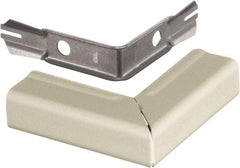 Hubbell Wiring Device-Kellems - 2.59 Inch Long x 0.9 Inch Wide x 2.59 Inch High, Raceway Elbow End - Ivory, For Use with HBL500 Series Raceways and HBL750 Series Raceways - Strong Tooling