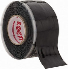 Loctite - 1" x 10', Black Silicone Electrical Tape - 0.5 mil Thick, 400 V/mil Dielectric Strength - Strong Tooling