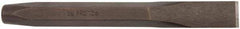 Proto - 12" OAL x 1" Blade Width Cold Chisel - 1" Tip, 7/8" Stock, Steel Handle - Strong Tooling