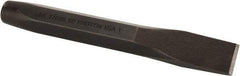 Proto - 8" OAL x 1" Blade Width Cold Chisel - 1" Tip, 7/8" Stock, Steel Handle - Strong Tooling