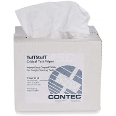 Shop Towel/Industrial Wipes: Box, 12 x 17″ Sheet, White