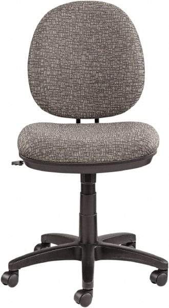 ALERA - 34-39" High Task Chair - 19" Wide x 25-3/4" Deep, 100% Acrylic Seat, Graphite Gray - Strong Tooling