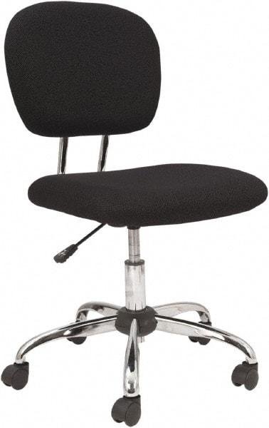 OIF - 33 to 36-3/4" High Office/Managerial/Executive Chair - 18" Wide x 21-5/8" Deep, Fabric Mesh Seat, Black - Strong Tooling