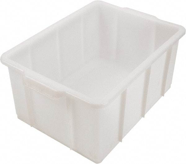 Dynalon Labware - 5.3 Gal, Clear Polyethylene Tote Container - Nesting, 16.3" Long x 12.4" Wide x 7.9" High - Strong Tooling