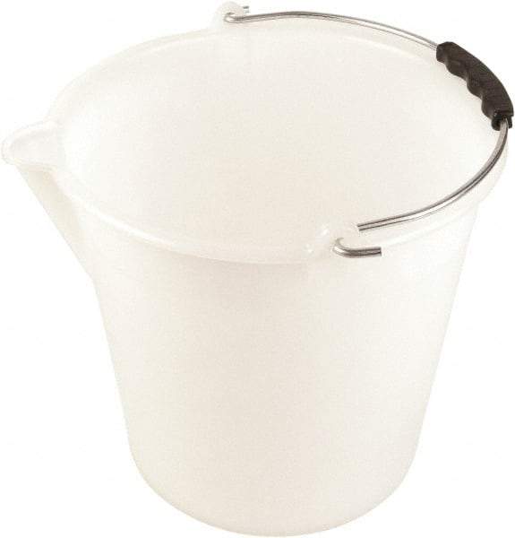 Dynalon Labware - 2-3/8 Gal Translucent Tapered Conical Polyethylene Bucket - 11" High x 9-13/16" Diam - Strong Tooling