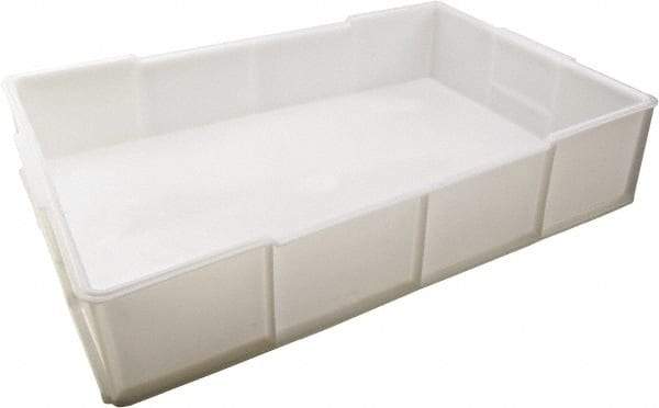 Dynalon Labware - White Polyethylene Tote Container - Stacking, 21.3" Long x 13.8" Wide x 4-1/2" High - Strong Tooling