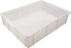 Dynalon Labware - White Polyethylene Tote Container - Stacking, 16.3" Long x 12.2" Wide x 3.8" High - Strong Tooling