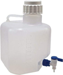 Dynalon Labware - 10,000 mL Carboy - Polypropylene, Translucent, 14.1" High x 9.4" Diam, 90mm Cap - Strong Tooling