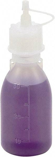 Dynalon Labware - 50 mL Dispensing Bottle - Polyethylene, Translucent, 4.2" High x 1-1/2" Diam, 15mm Cap - Strong Tooling