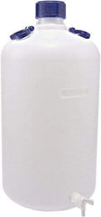 Dynalon Labware - 50,000 mL Carboy - Polyethylene, Translucent, 14.4" High x 13.8" Diam - Strong Tooling