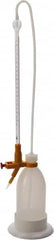 Dynalon Labware - 10 ml Borosilicate Glass Burette, Polyethylene Bottle Titrating Burette - 4-39/64" Diam x 22-7/16" High - Strong Tooling