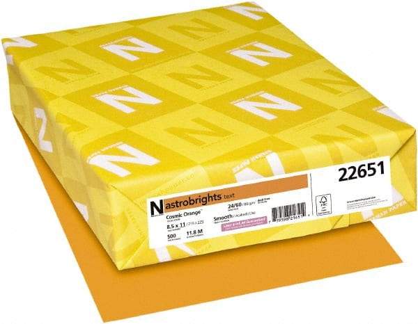 Neenah Paper - Cosmic Orange Colored Copy Paper - Use with Laser Printers, Inkjet Printers, Copiers - Strong Tooling